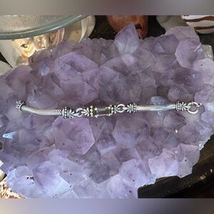 LAGOS sterling silver/18k smoky topaz Cavier collection